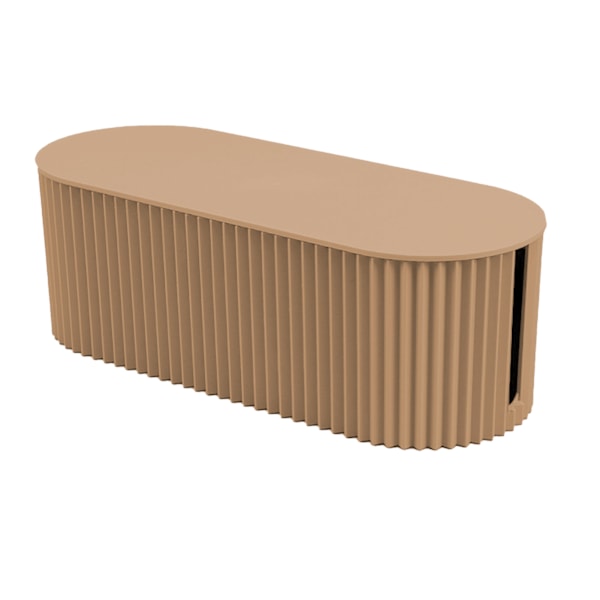 Nordisk Pluggbrett Oppbevaringsboks Tråd Kabel Oppbevaringsveske Organizer Box Sokkel Plugg Trådløs WiFi Router Brett Fest for Hushold Khaki Liten Størrelse