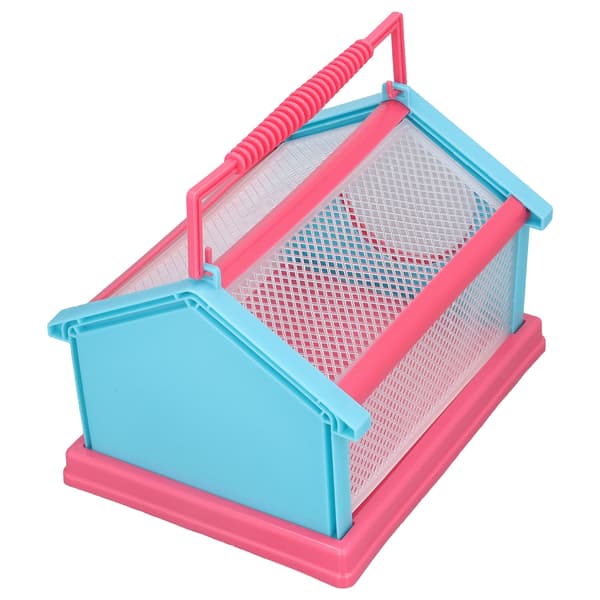 Insect Box Portable Handle Breathable Ventilated Cover Easy Observation Bug Catcher for Natural Exploration