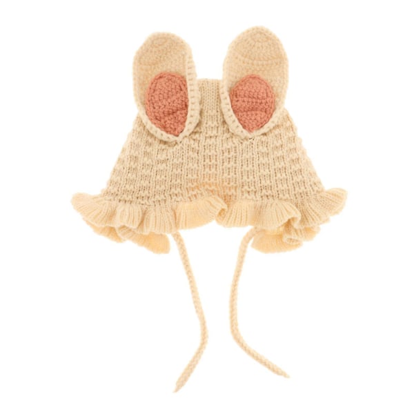Varm mössa Bekväm mjukt mode babystickade mössor för småbarn Infant Kid Khaki