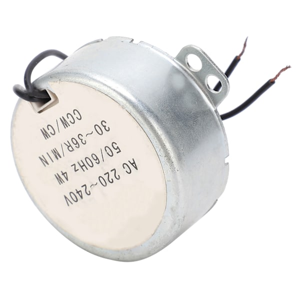 Låghastighetssynkronmotorlegering Koppar CW CCW Låghastighet 30~36r/min 49KTYZ AC 220V