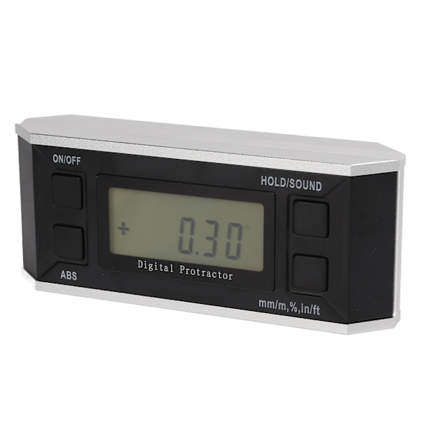 4x90° Digital Protractor LCD Electronic Inclinometer Angle Level Finder Level Angle Meter Angle Measuring Tool No Magnetic No Backlight