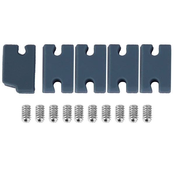 5 st/set PVC-fenkompatibilitetssats Tab Infill Surfbräda tillbehör