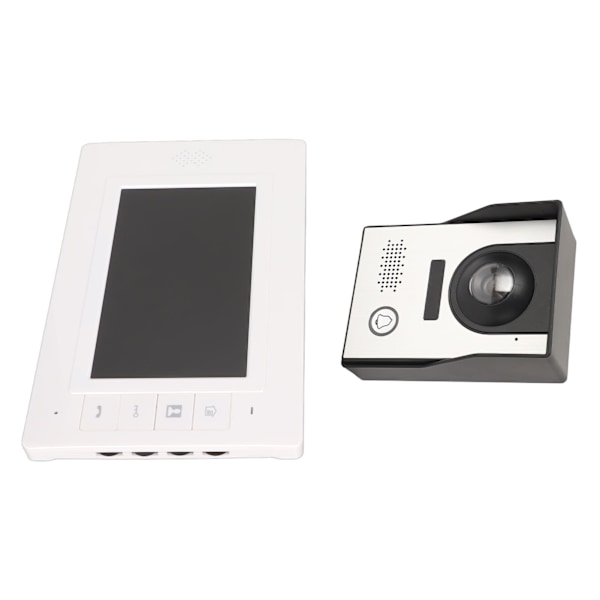 7-tums Intercom-dörrklocka för hemmabruk Handsfree Night Vision Kabelansluten videodörrklocka Intercom-system för hemmet 100‑240V US-kontakt