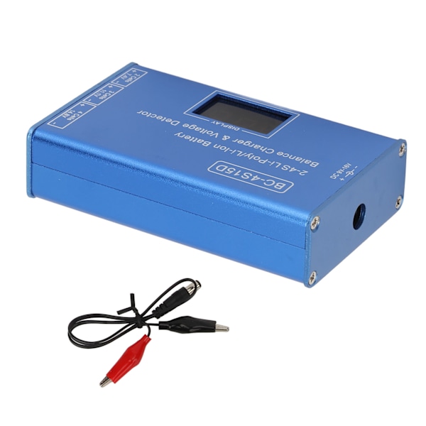 Batteribalansladdare 2‑4S Spänningstestare Digital Display AC 100‑240V för litiumbatterier EU-kontakt