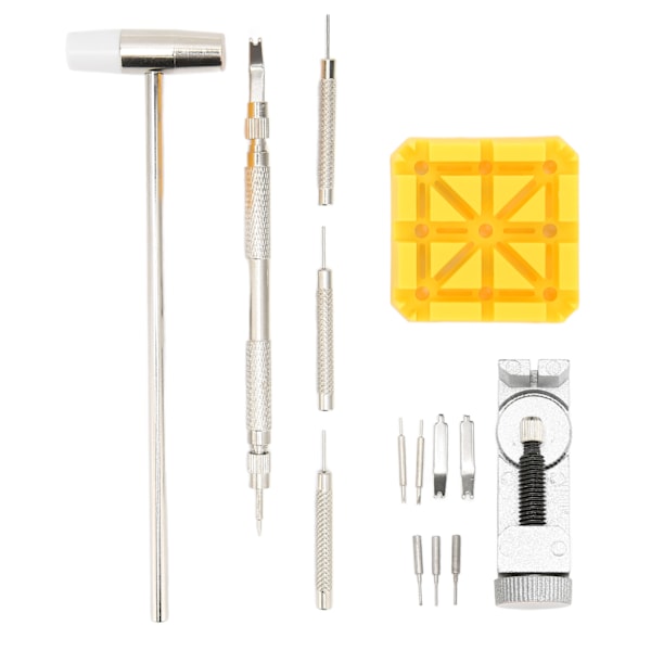 14 st Klockarmband Link Pins Remover Professionell klocka Reparation Spring Bar Tool Set för urmakare