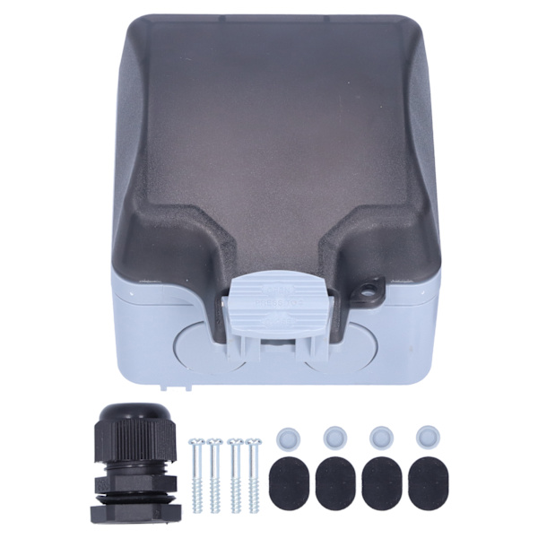 Socket Outlet Electrical Box Wall Socket Waterproof IP66 250V 15A