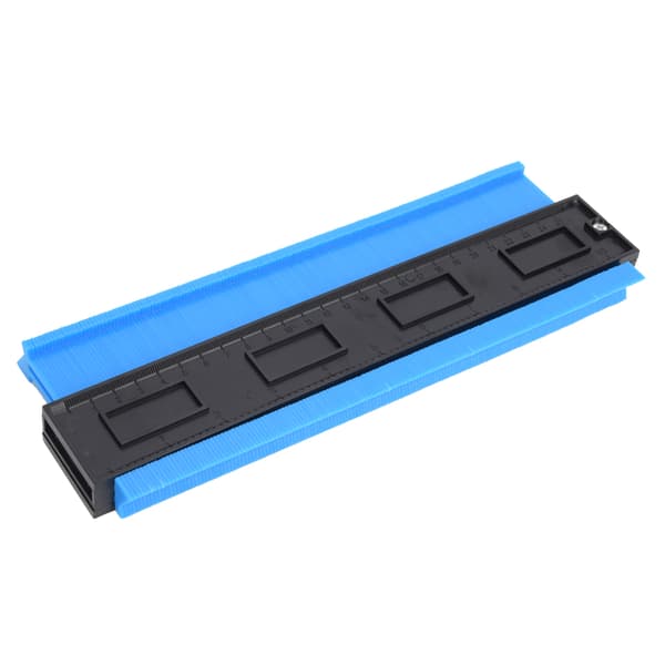 Contour Gauge ABS Plastic Multifunctional Irregular Ruler Woodworking Measuring Tool Blue