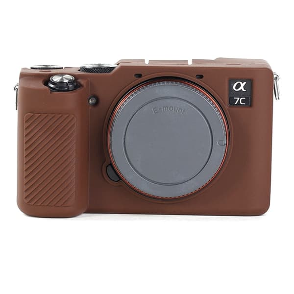 Silikonebeskyttelse til Sony A7C Kaffe Brun brown