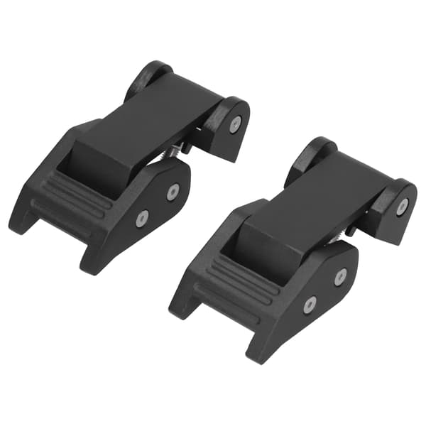 Motorhjelm Låsbeslag Kit Aluminium Legering Sort Passer til Jeep Wrangler / Gladiator
