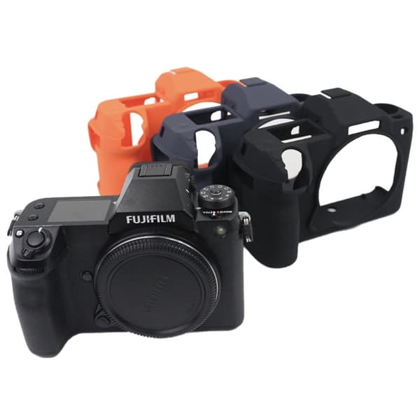Fujifilm GFX 50S II silikoneetui Sort Svart black