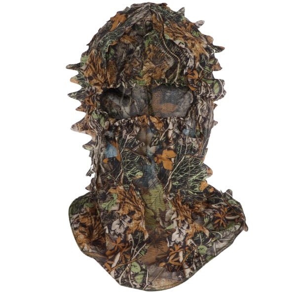 Camouflage Leafy Hat 3D Full Face Headwear for Camping Hunting Outdoor Accessories