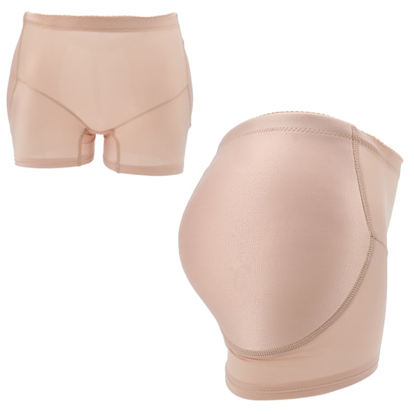 Bløde åndbare Hip-løfttrusser Butt Lifter Kvinder Polstrede Butt Body Shaping Underwear Hudfarve L