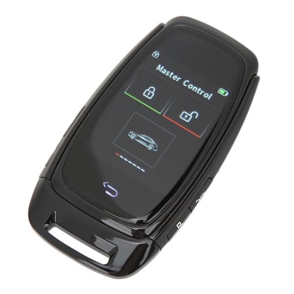 Bilsmart LCD-nøkkel Berøringsskjerm Bluetooth 5.0-tilkobling Nøkkelfri inngang Glatt berøring for en-knapps startmodeller Svart