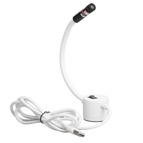 Sewing Machine Light Adsorbable 360° Rotating Gooseneck Silicone Portable Green Light USB Cross Positioning Light