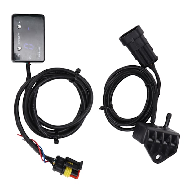 12V Racing Digital Turbo Boost Temp-måler ‑14 til 40 PSI Blå LED Universal til vakuumolietryk