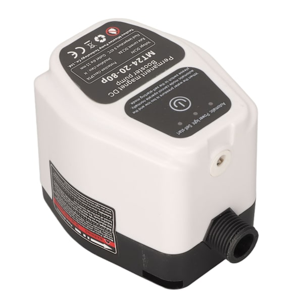 Boosterpumpe Automatisk vanntrykkdusj Boosting Resirkulerende Veggmontert DC-pumpe 100‑240V US-kontakt