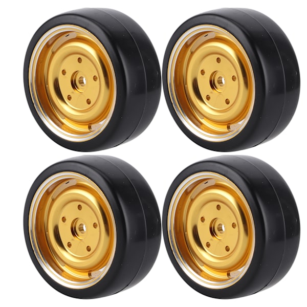4kpl 63 mm RC-auton metallivanteet Driftdäck varaosat Tarvikkeet Sopii WPL D12 RC-kuorma-autoon
