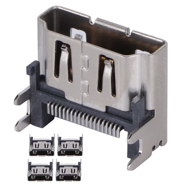 5 stk HDMI-stikkontakt udskiftning til PS4 SLIM/PRO-spilkonsol