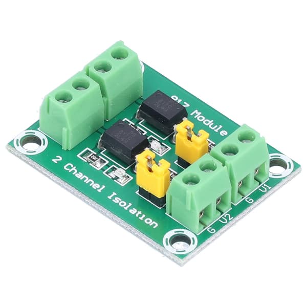 817 Optocoupler Anti Jamming Lightweight Portable 2-Channel Optocoupler Isolation Board