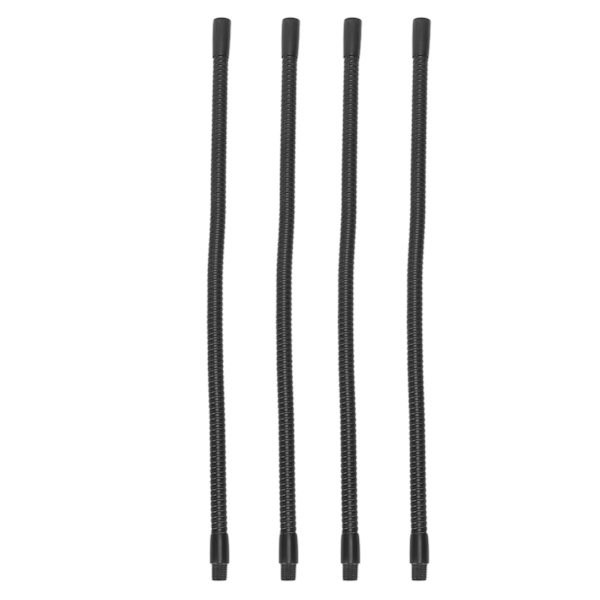 4 st svanhals lampslang aluminium 10mm kaliber Flexibel bordsbordslampa slang Belysningsarmatur 30cm