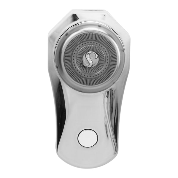 Elektrisk skäggtrimmer Starlight Silver Mini Intelligent Digital Display Typ C Port Elektrisk skäggklippare för man Hushållsresor