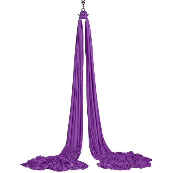 Luftsilke & Yogagunga, 8,7 Yards, Luftyogahammock-kit med 100 gsm nylonväv, komplett riggningsutrustning