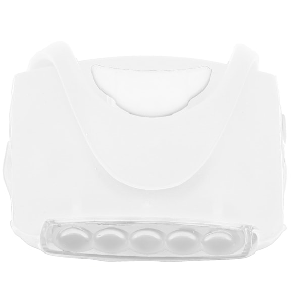 Sykkel 7 LED-lys Ridelys Front Bak Doble fargelys Sykkelutstyr Hvit