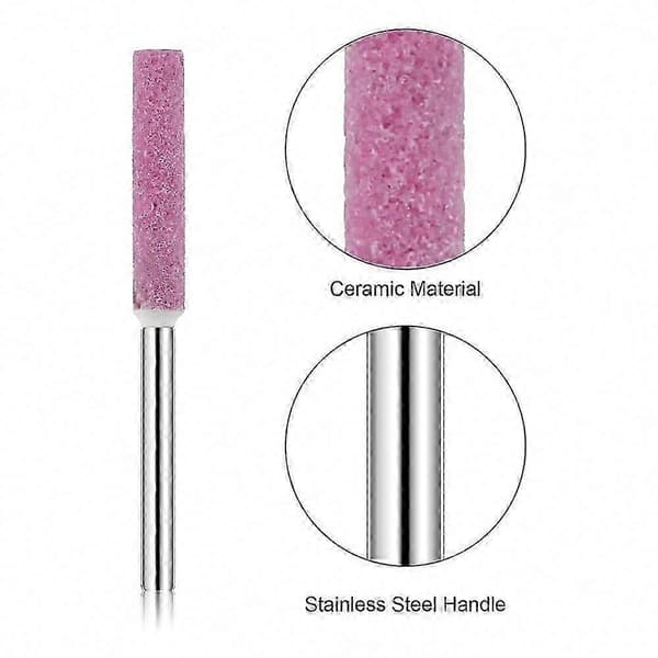 50 st. sågslipstenar, skärpbitar för sågslipare, 3/8" och 7/32 Pink  Silver