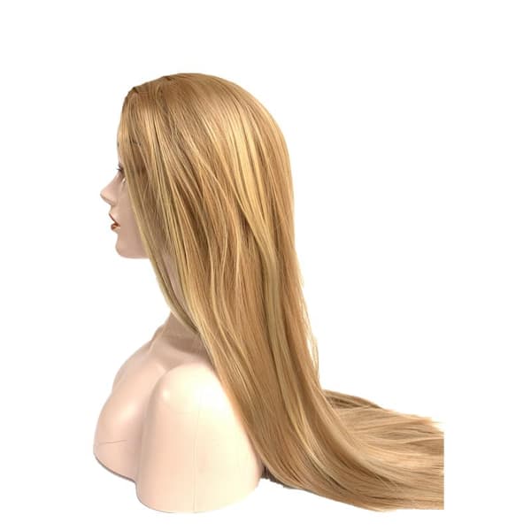 Peruk Blond inkl. peruknät och kam för hårstycke 350