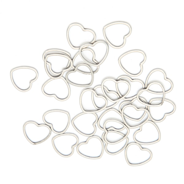 30st Hängen med ihåliga ramar Harts hantverk Öppna ramar Smycken Halsband Örhängen TillverkningsmaterialHjärtaform S