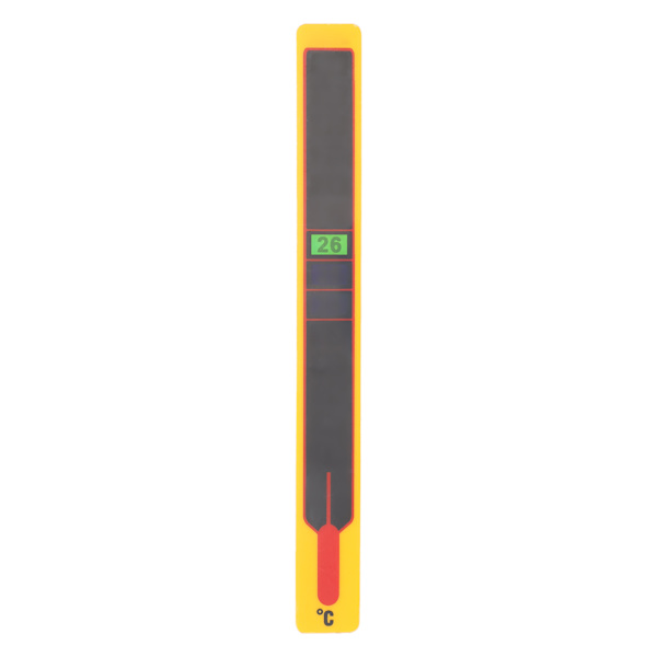 StickOn Digital Termometer Stripe Akvarium LCD Selvklebende Fiskedam Termometer Klistremerker (Termometer)