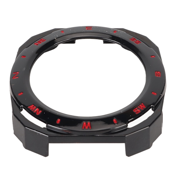 PC Bumper Case Hårt Stötsäker, slagtålig klocka Skyddsfodral Ram Passar för Huawei Watch GT Cyber ​​Black and Red