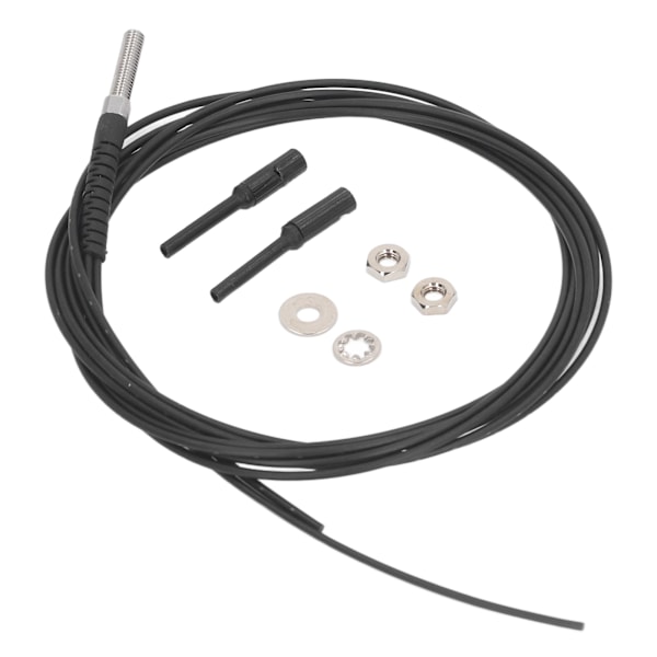 Fiberoptisk sensor 0 til 540 mm testområde M3 tråd lineær refleksjon optisk fibersensor sondeskabel