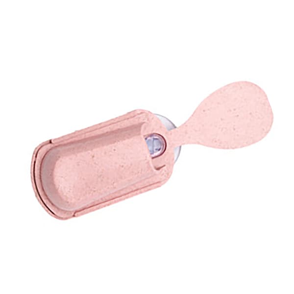 Multifunctional Kitchen Rice Scoop Storage Rack Rice Cooker Side Spoon Holder Kitchen Utensils Pink