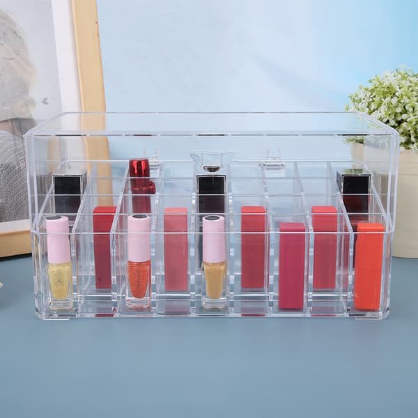 36 Grid Dustproof Transparent Lipstick Storage Case Organizer Storage Rack