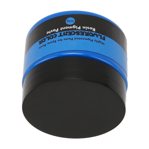Epoxiharts Pigment 50g Fluorescerande Färg Hög Mättnad Enkel Användning Flytande Hartstillsats för Konst Hantverk DIY Tillverkning Fluorescerande Blå