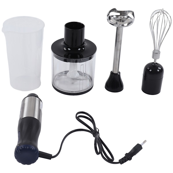 4 i 1 multifunktionel madblender Håndholdt kødhakker Elektrisk ægskummer Madprocessor EU-stik 220‑240V