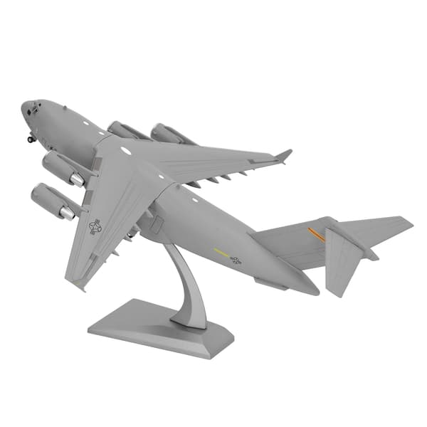 1:200 Flyveplansmodel Legering Præcis skala Simulering Stabil Stativ Hjemindretning Trykstøbt plan model Mørkegrå