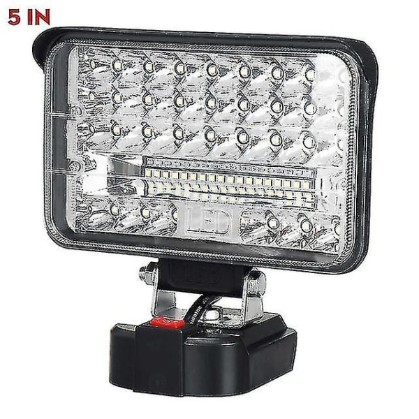 18v Led-lampa Arbetsljus Ficklampa Bl1430 Bl1830 USB Utomhusbelysning Arbetslampa Campingbelysning För Makita 18v Litiumbatteri 5 Inch