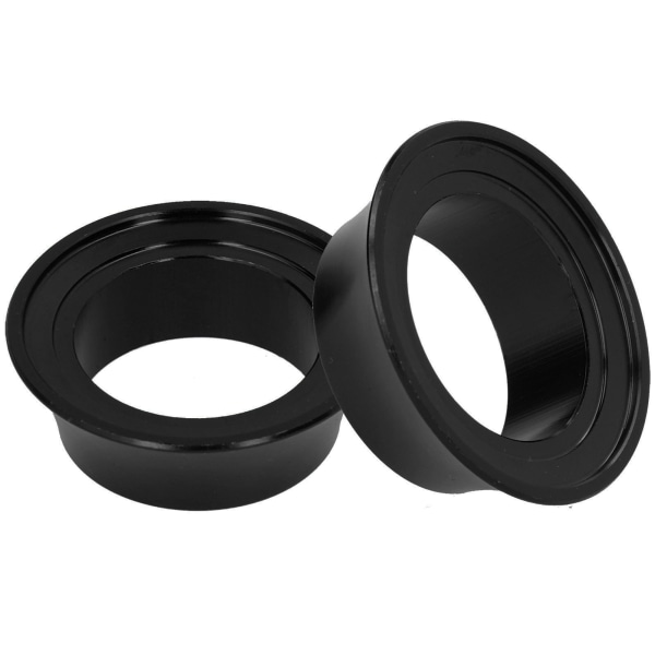 2st CNC-alumiiniseos 15mm Pyörä Taper Washer Pyörä Etuhaarukka Kartiomainen Ohjainlaakeri Musta