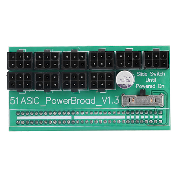 Strømadapterkort 6-pin Universal Server Strømforsyning Breakout Converter Tilbehør