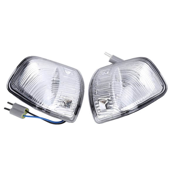 Par speilblinklys 68302828AA Erstatning for Dodge Ram 1500 2500 3500 4500 5500 Transparent