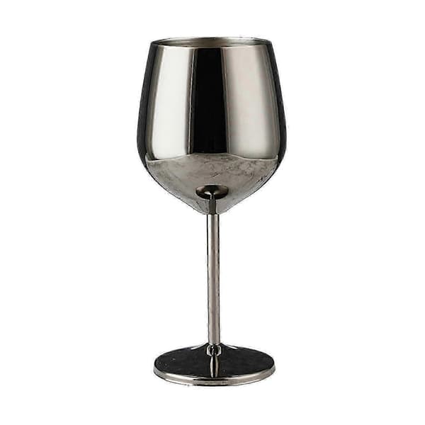 500 ml metalvinkopper i ubrydelige rustfri stålglas black