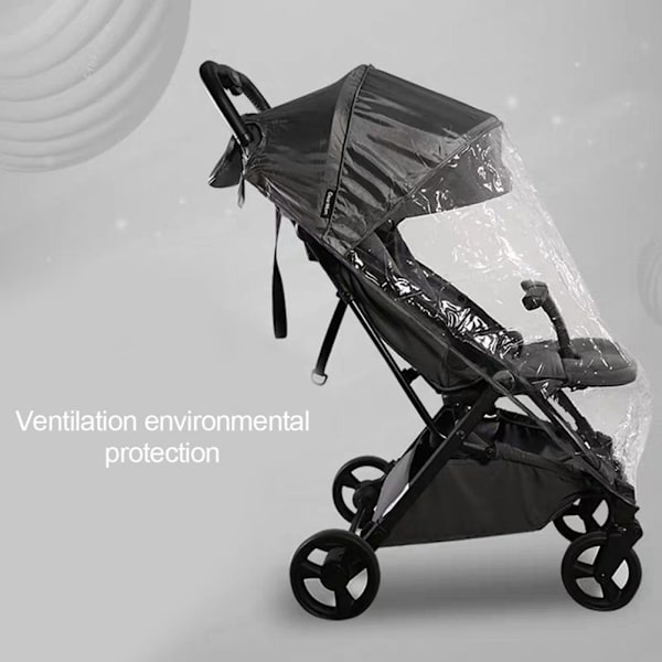 Universal Barnvagn Regnskydd EVA Clear Babyvagn Regnskydd Regntätt Vattentätt vindtätt överdrag