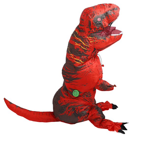 Dinosauruspuku T Rex Ilmapallo Dinosauruspuku Halloween Cosplay Party Joululapset 120‑140cm Punainen