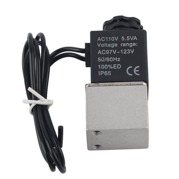 2V025-06 2-Position 2-Way Solenoid Valve Normally Open Stable Durable Electromagnetic Valve AC110V