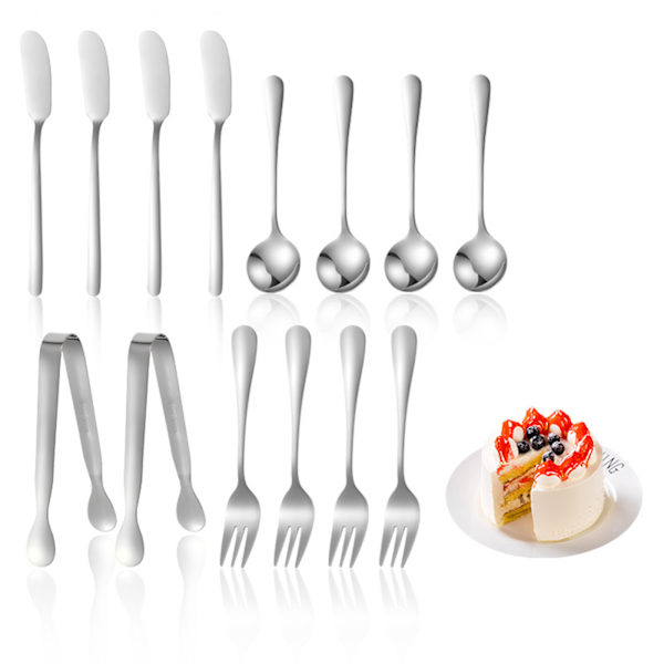 Ostverktøysett Ostesmørspreder med kniver i rustfritt stål ostserveringssett for desserter Forretter