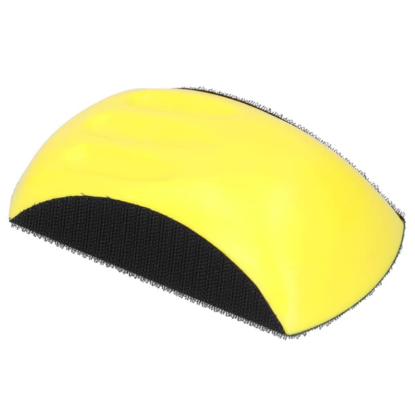 Hook and Loop Hand Sanding Block, Manual Handheld Sanding Block Polishing Disc 6in 150mm