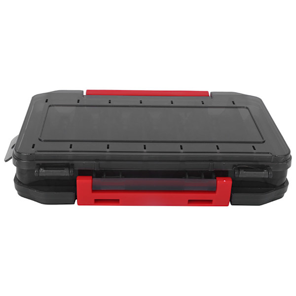 Multifunksjonell PVC Dobbeltlags Lokkeboks Oppbevaringsboks Fiskeutstyr GrayLure Box