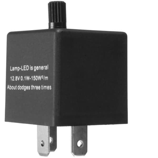 3X 12V 3-bens LED-bilblinklys justerbar blinkrelæindikatorlampe